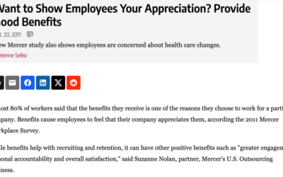 Want to Show Employees Your Appreciation? Provide Good Benefits